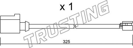 Trusting SU.271 - Сигналізатор, знос гальмівних колодок avtolavka.club