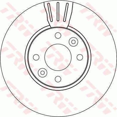 TRW DF4267 - Гальмівний диск avtolavka.club