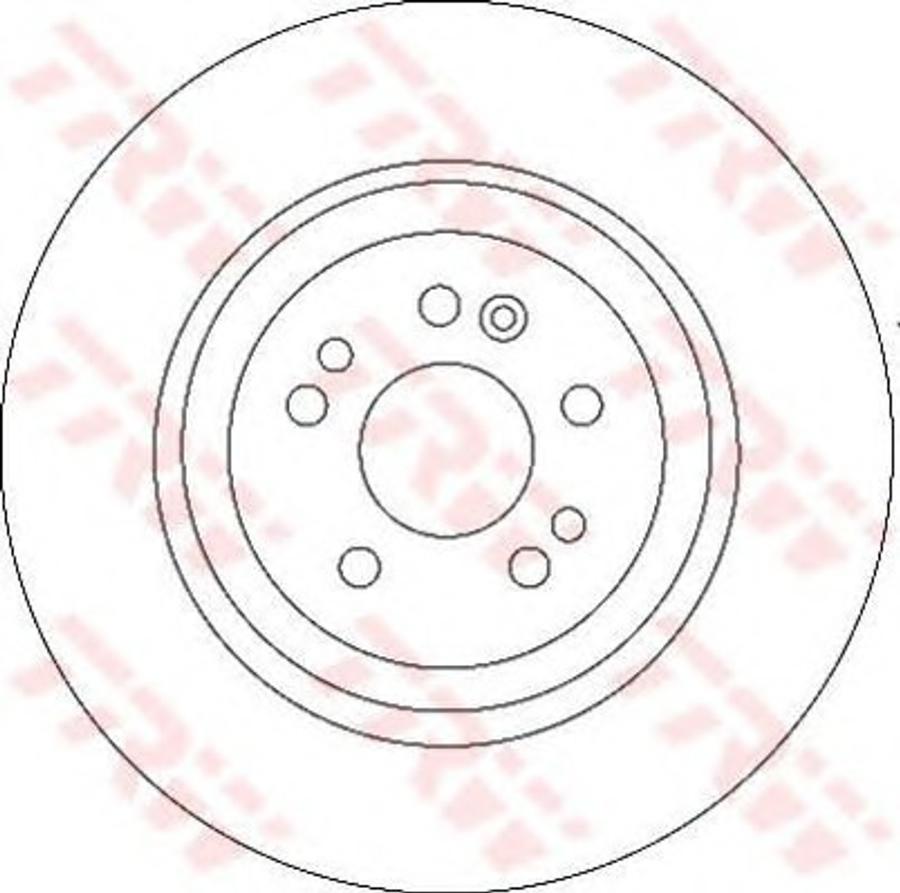 TRW DF4222BPS - Гальмівний диск avtolavka.club