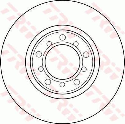 TRW DF1575 - Гальмівний диск avtolavka.club