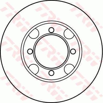 TRW DF2572 - Гальмівний диск avtolavka.club