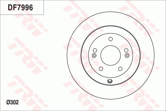 TRW DF7996 - Гальмівний диск avtolavka.club