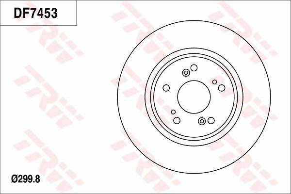 TRW DF7453 - Гальмівний диск avtolavka.club