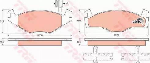 BOSCH 986468870 - Гальмівні колодки, дискові гальма avtolavka.club