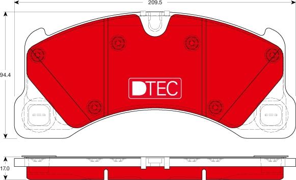 TRW GDB1914DTE - Гальмівні колодки, дискові гальма avtolavka.club