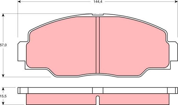 ABE C12096ABE - Гальмівні колодки, дискові гальма avtolavka.club