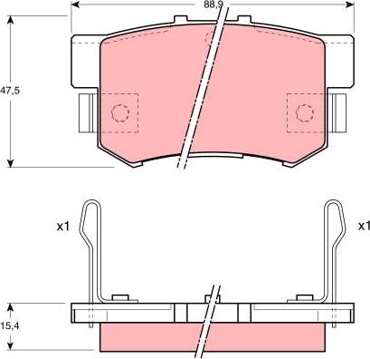 First Line BBP1535 - Гальмівні колодки, дискові гальма avtolavka.club