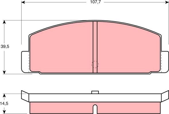 Kawe 80563 - Гальмівні колодки, дискові гальма avtolavka.club