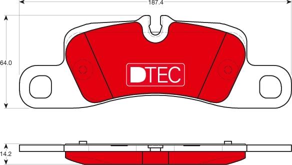 TRW GDB1839DTE - Гальмівні колодки, дискові гальма avtolavka.club