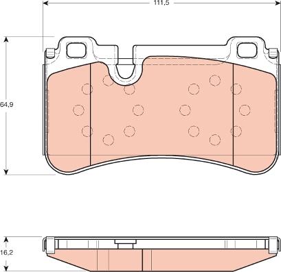 Magneti Marelli 363700201896 - Гальмівні колодки, дискові гальма avtolavka.club