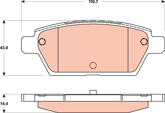 Aisin SN945 - Гальмівні колодки, дискові гальма avtolavka.club