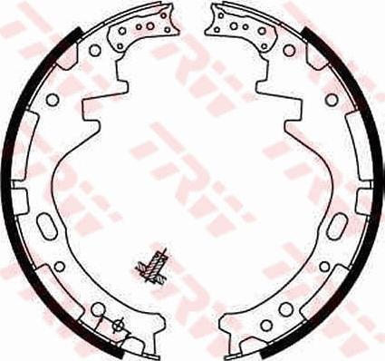 TRW GS8513 - Комплект гальм, барабанний механізм avtolavka.club