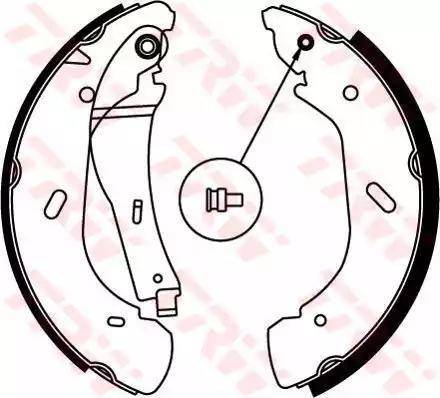 Alpha Brakes HST-FR-043 - Комплект гальм, барабанний механізм avtolavka.club