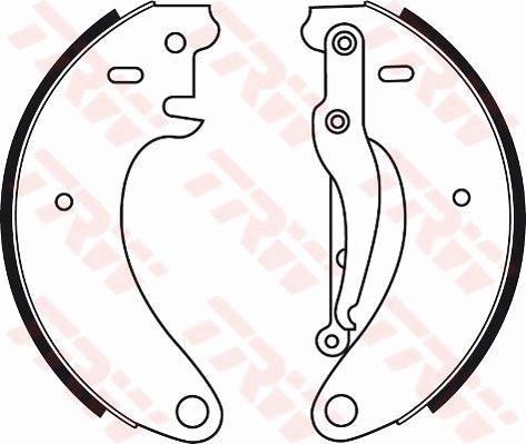 TRW GS8050 - Комплект гальм, барабанний механізм avtolavka.club