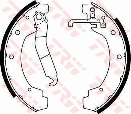 TRW GS8151 - Комплект гальм, барабанний механізм avtolavka.club