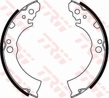 TRW GS8157 - Комплект гальм, барабанний механізм avtolavka.club