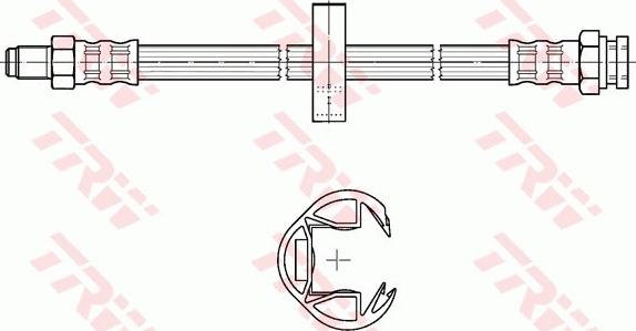 TRW PHB302 - Гальмівний шланг avtolavka.club