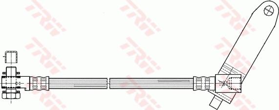 TRW PHD951 - Гальмівний шланг avtolavka.club