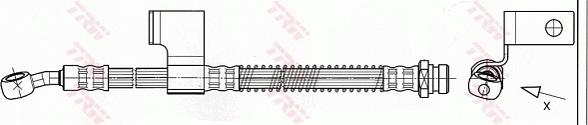 TRW PHD531 - Гальмівний шланг avtolavka.club