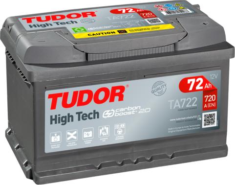 Tudor TA722 - Стартерна акумуляторна батарея, АКБ avtolavka.club