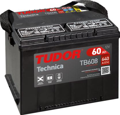 Tudor TB608 - Стартерна акумуляторна батарея, АКБ avtolavka.club