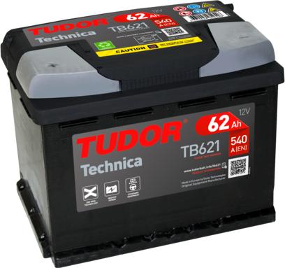 Tudor TB621 - Стартерна акумуляторна батарея, АКБ avtolavka.club