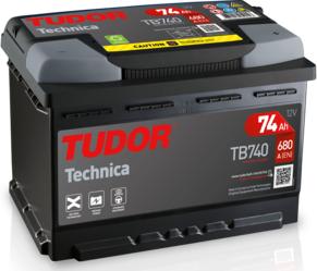 Tudor TB740 - Стартерна акумуляторна батарея, АКБ avtolavka.club