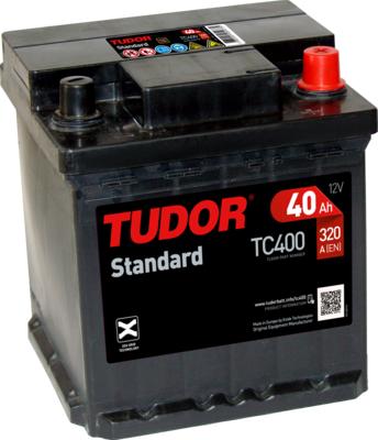 Tudor TC400 - Стартерна акумуляторна батарея, АКБ avtolavka.club