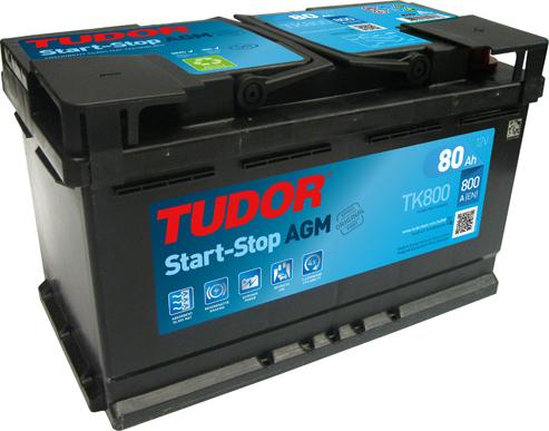 Tudor TK800 - Стартерна акумуляторна батарея, АКБ avtolavka.club