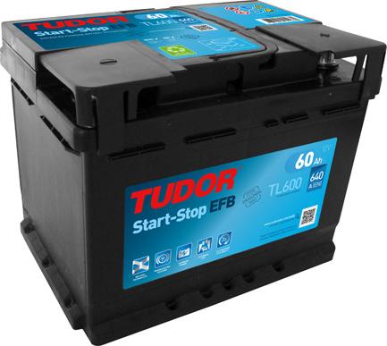 Tudor TL600 - Стартерна акумуляторна батарея, АКБ avtolavka.club