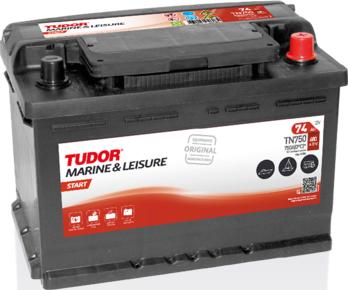 Tudor TN750 - Стартерна акумуляторна батарея, АКБ avtolavka.club