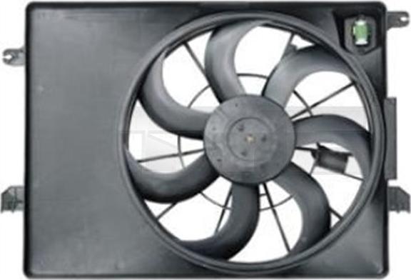 TYC 817-0002 - Вентилятор, охолодження двигуна avtolavka.club
