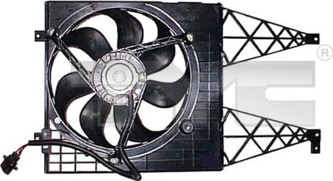 TYC 837-1003 - Вентилятор, охолодження двигуна avtolavka.club