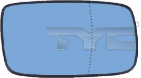 TYC 338-0010-1 - Дзеркальне скло, зовнішнє дзеркало avtolavka.club