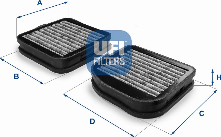 UFI 54.141.00 - Фільтр, повітря у внутрішній простір avtolavka.club