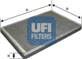 UFI 54.174.00 - Фільтр, повітря у внутрішній простір avtolavka.club