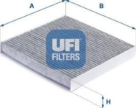 UFI 54.306.00 - Фільтр, повітря у внутрішній простір avtolavka.club