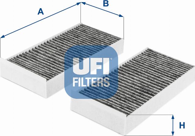 UFI 54.279.00 - Фільтр, повітря у внутрішній простір avtolavka.club