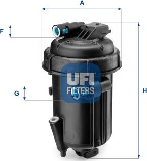 UFI 55.163.00 - Паливний фільтр avtolavka.club