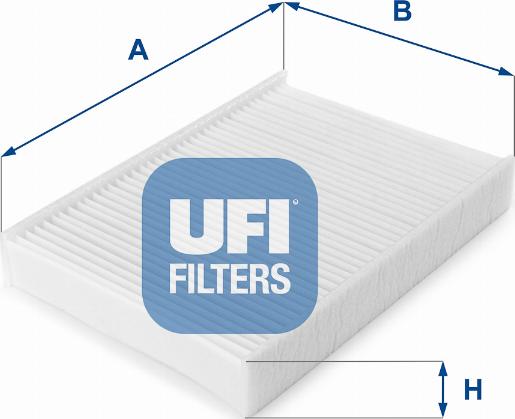 UFI 53.060.00 - Фільтр, повітря у внутрішній простір avtolavka.club