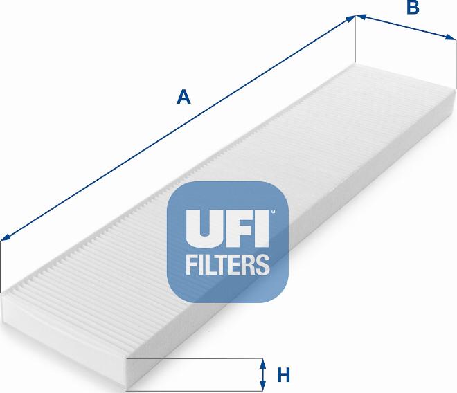 UFI 53.017.00 - Фільтр, повітря у внутрішній простір avtolavka.club