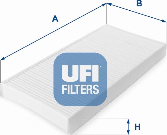 UFI 53.034.00 - Фільтр, повітря у внутрішній простір avtolavka.club