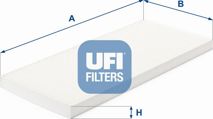 UFI 53.024.00 - Фільтр, повітря у внутрішній простір avtolavka.club