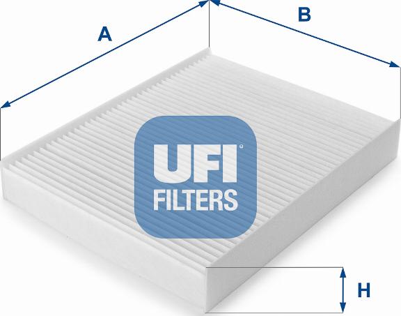 UFI 53.076.00 - Фільтр, повітря у внутрішній простір avtolavka.club