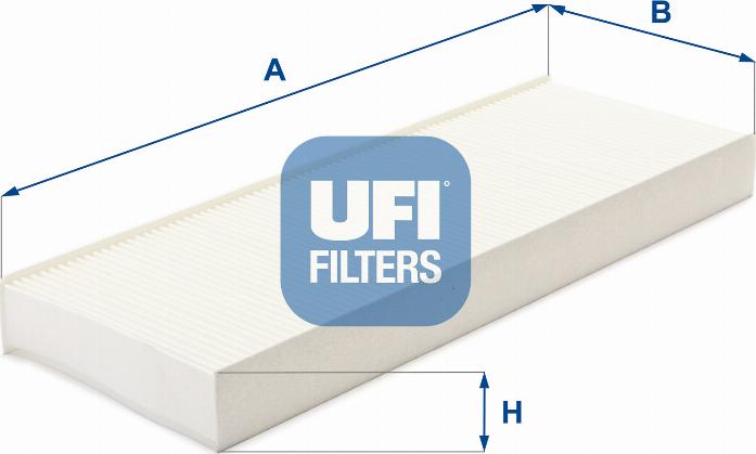 UFI 53.072.00 - Фільтр, повітря у внутрішній простір avtolavka.club