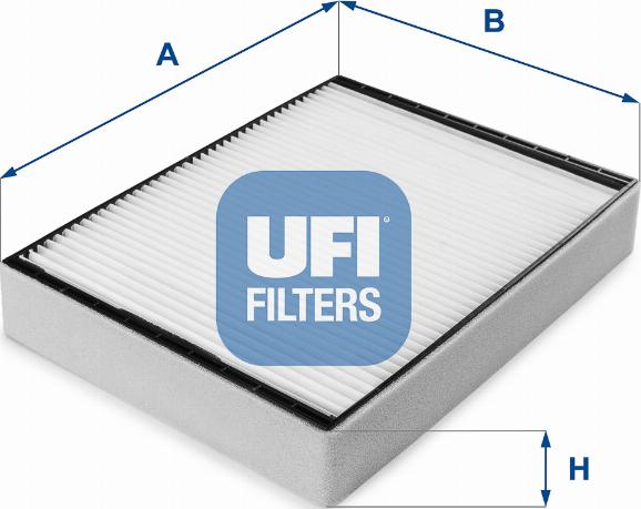 UFI 53.077.00 - Фільтр, повітря у внутрішній простір avtolavka.club