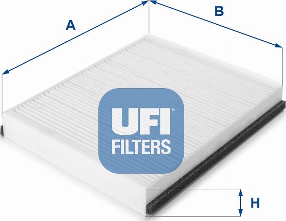 UFI 53.159.00 - Фільтр, повітря у внутрішній простір avtolavka.club