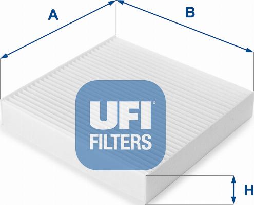 UFI 53.109.00 - Фільтр, повітря у внутрішній простір avtolavka.club