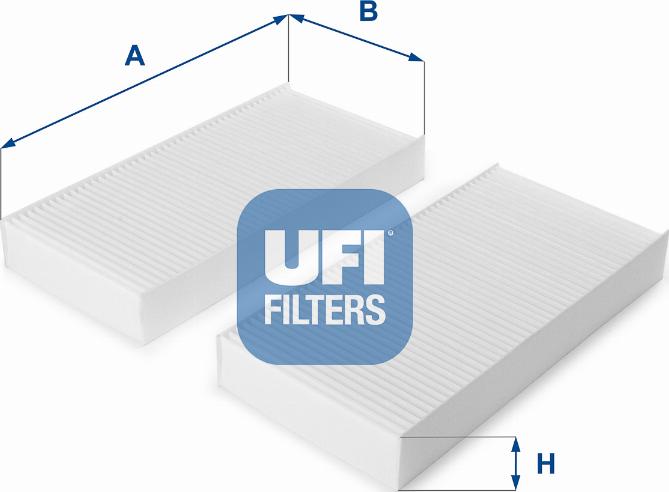 UFI 53.108.00 - Фільтр, повітря у внутрішній простір avtolavka.club