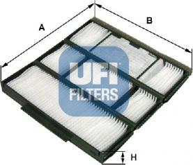 UFI 53.117.00 - Фільтр, повітря у внутрішній простір avtolavka.club